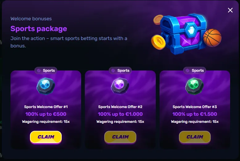 wino welcome sports